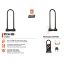 Kovix KTL14-300 Alarm U Lock