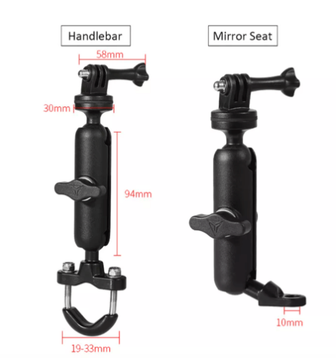 Motowolf Helmet Camera Mount