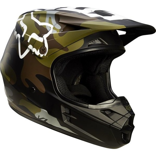 Fox V1 Camo Helmet Ece